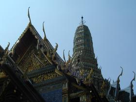 Dach im Tempel